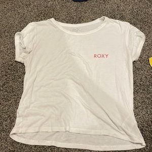 White Roxy shirt- size S